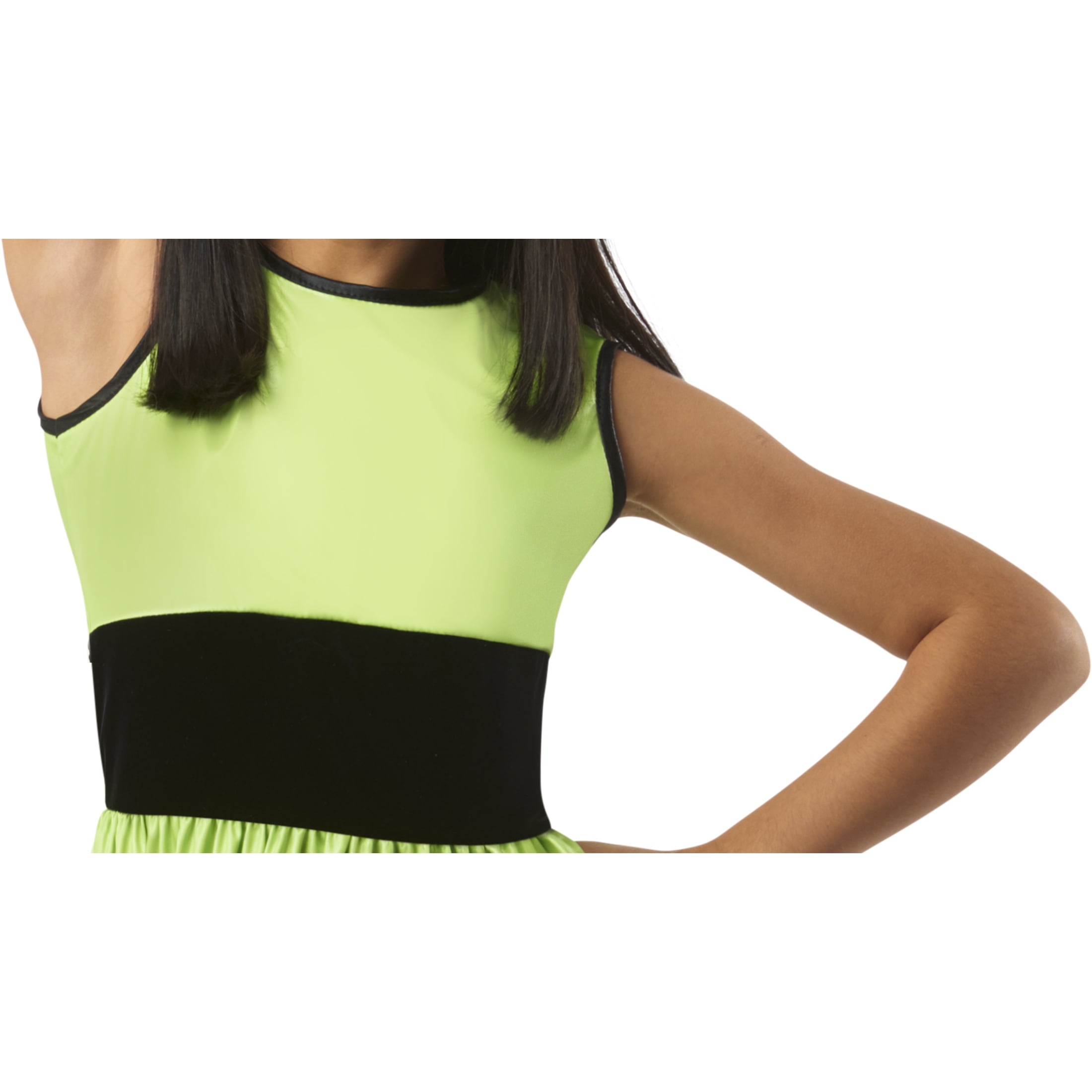 Girls Officially Licensed Warner Brothers Power Puff Buttercup Halloween Costume S, Green