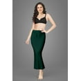 thumbnail image 4 of Trendmalls Lycra Spendex Saree Shapewear Petticoat for Women-P01-Dark Green, 4 of 6