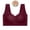 Wine, variant on Otntypg Plus Size Seamless Powerful Push Up Wireless Bras for Women/Older, Full-Figure Mesh V-Neck Posture Correcting Bra Ice Silk Anti Sagging Bra, Stretch Bralette Sports Bra for Everyday Wear