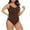 Brown, variant on purcolt Shapewear for Women Tummy Control, Seamless Sleeveless Body Shaper Shapewear Bodysuit Waist Trainer Body Suit