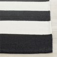 thumbnail image 2 of Safavieh Montauk 2'3" X 6' Hand Woven Cotton Rug in Black and Ivory, 2 of 2