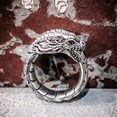 thumbnail image 4 of Anillo de dragón para hombre, anillo de cabeza de dragón gótico, anillo de dragón de piedra punk, joyería de animales de dragón de rock retro de hip hop para niños, 4 of 5