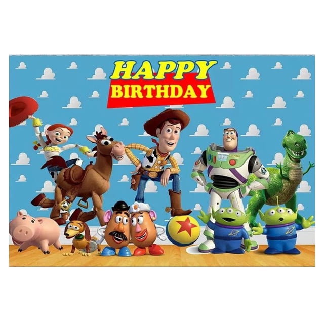 Telón de fondo decorativo para fiestas alusivo a Toy Story