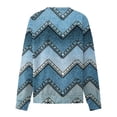 thumbnail image 5 of Sweat à Capuche Mode pour Femmes 2023 Col Rond Mode Décontractée Manches Longues Imprimé Chandail en Molleton Blouse 50 % de Réduction Costumes Halloween/noël, 5 of 5