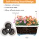 thumbnail image 4 of Maceta de jardín vertical VECELO de 5 niveles con riego automático, gris, 4 of 7