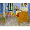thumbnail image 2 of Van Gogh, Vincent 32x26 Black Ornate Wood Framed with Double Matting Museum Art Print Titled - Van Goghs Bedroom Arles, 1889, 2 of 4