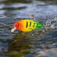 thumbnail image 3 of MInHoues Floating Crankbait Fishing Lure, 1.77" Hard Plastic Artificial Swimbait with Treble Hooks, Realistic Wobbling Bait for Bass and Trout, Freshwater Saltwater Tackle Gear, 3 of 4