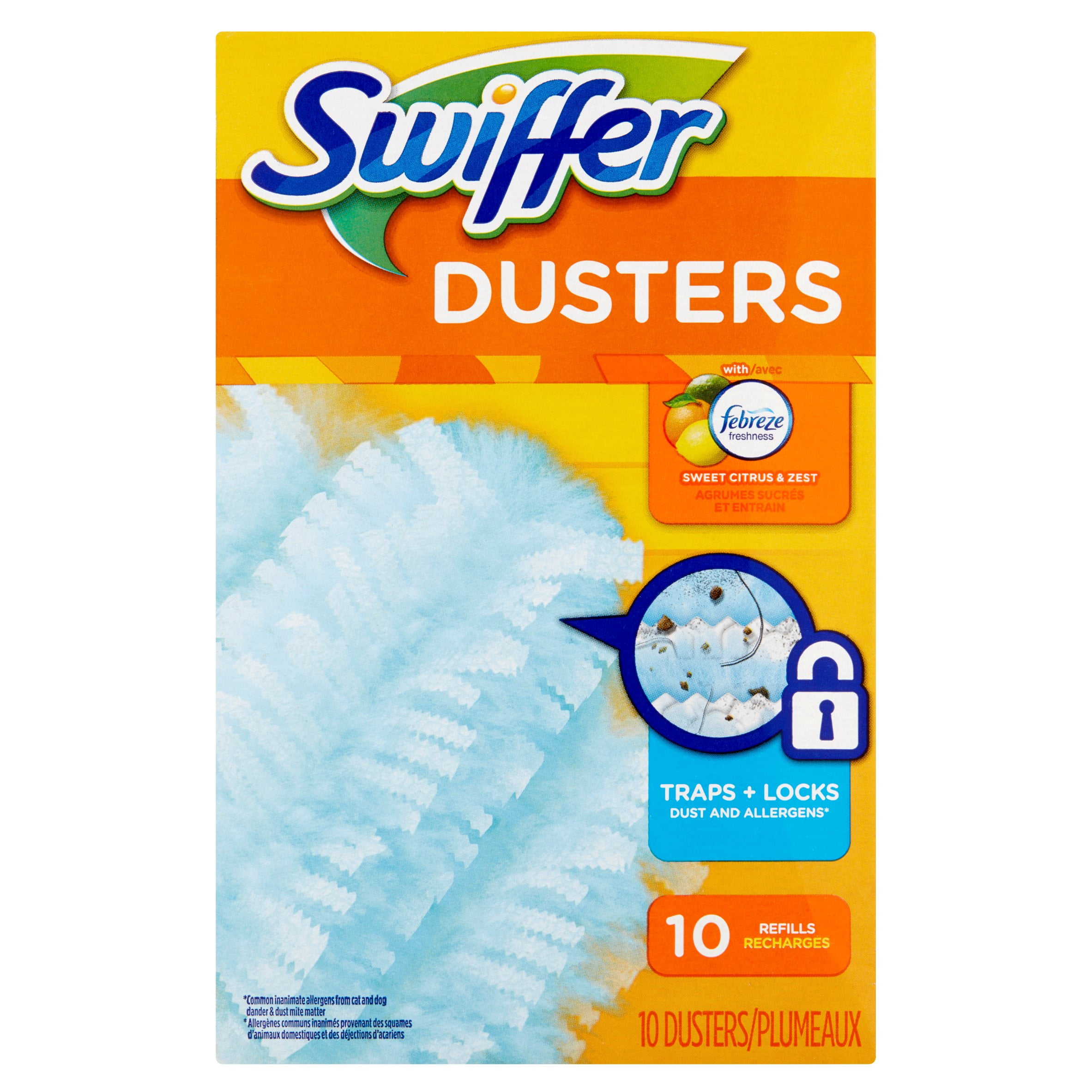 Swiffer 180 Dusters Multi Surface Refills 10 Count Citrus & Zest scent