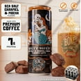 thumbnail image 3 of Bones Coffee Salty Siren Latte, Caramel Mocha Sea Salt Flavored Ready-to-Drink Coffee with Cows Milk, 11 fl oz Can, 3 of 11