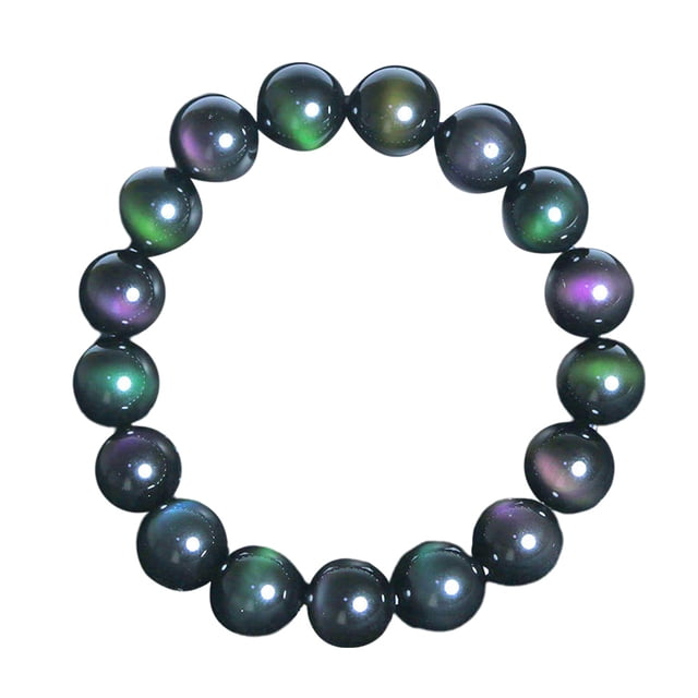 1 pulsera elástica de piedras preciosas de Borgoña con cuentas de 6, 8 y 10 mm, adecuada para regalos de cumpleaños para hombres y niñas
