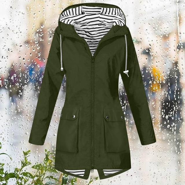 MKLEKYY Veste en Duvet pour Femmes Fermeture Éclair Veste de Randonnée à Capuche pour Femmes