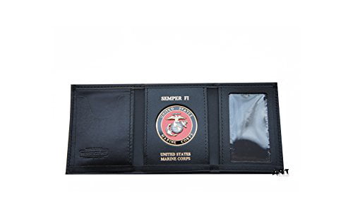 Marine Corps Wallets Officially Licensed United States Military Genuine Leather 