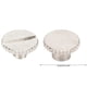 thumbnail image 2 of 30 Set Book Rivets Knurling Flat Brass Leather Binding Button Tack 9.5x6mm Nail 4mm Screw(Silver ), 2 of 3
