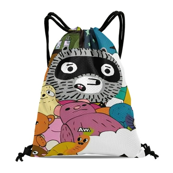 carl the collector Drawstring Backpack Bag Party Favors Goodies Merch Gym Waterproof Swimming Beach Fans