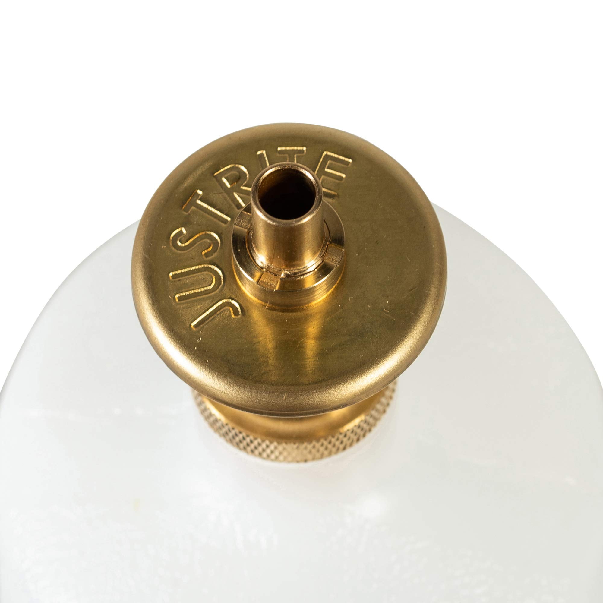 Justrite 14012 Polyethylene Nonmetallic Dispensing Safety Can, 1L Capacity, Translucent CA2