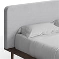 thumbnail image 3 of Pemberly Row Mid-Century Contemporary King Size Bed in Walnut, 3 of 4