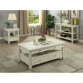 thumbnail image 2 of Furniture of America Shania Transitional Wood Sofa Table in Antique White, 2 of 3