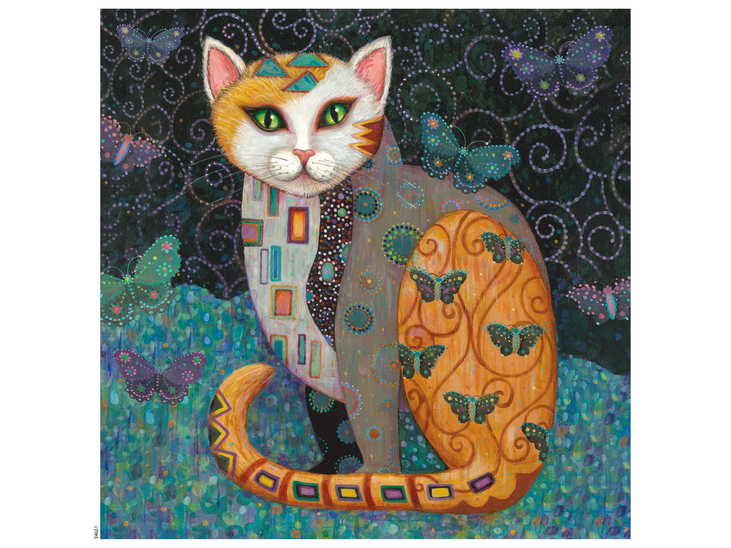 Ceaco 550-Piece Kleo Kats Flutter Interlocking Jigsaw Puzzle