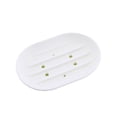 thumbnail image 2 of Silicone Soap Bowl With Drainage Holes Non Slide Elliptical Soap Container For Bathroom And Shower Use, 2 of 6