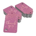 thumbnail image 2 of Inkdotpot Rose Gold Foil Paper Hang Tags ThankYou Bridal Shower-Baby Shower-Retirement-Wedding-Birthday Favor Tags 50 Pack, 2 of 6