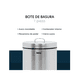 thumbnail image 2 of Bote De Basura Metálico Acero Inoxidable Con Pedal Cocina 12l Belug Gris, 2 of 5
