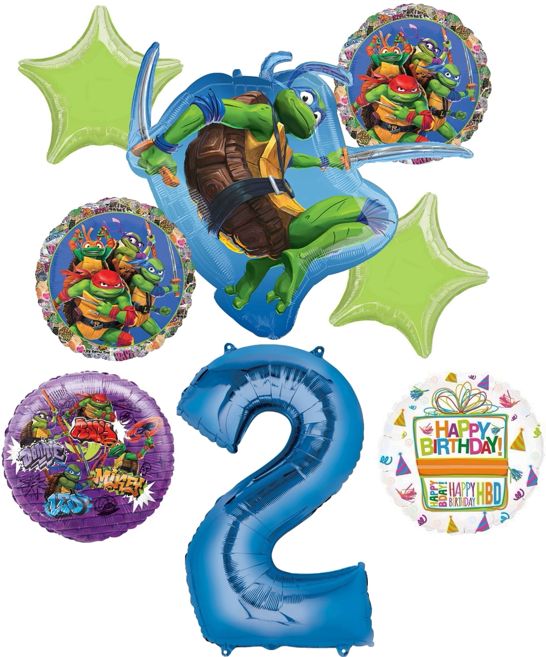 TMNT Mayhem Themed Birthday Decor Kit- Teenage Mutant Ninja