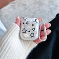 thumbnail image 4 of Bamboohart 1pc Suitable for AirPods 1/2/3/4th Gen Pro/Pro 2 Apple Wireless Earbuds Case with Star Pattern Protective Cover, 4 of 6