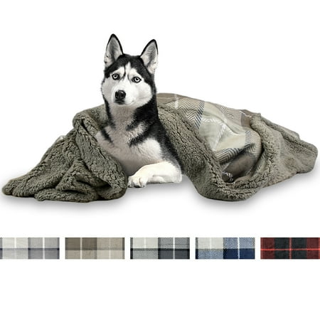 Pet Blankets For Sofa PetAmi Premium Pet Blanket - Sherpa Dog Blanket Throw for Cats Dogs | Washable, Reversible, Soft, Fluffy, Warm, Pet Fleece Blanket for Couch Sofa Bed ()
