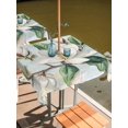 thumbnail image 2 of Square Outdoor Tablecloth with Umbrella Hole Country Flowers Outside Table Cloth Waterproof Patio Table Cover Spring Botanical Magnolia Branches Zipper Tablecloths for Picnic Party Camping 54x54 Inch, 2 of 8