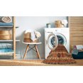 thumbnail image 2 of Ahgly Company Machine Washable Indoor Rectangle Contemporary Peru Brown Area Rugs, 5' x 8', 2 of 7