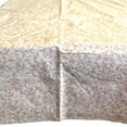 thumbnail image 2 of Floral Vines Beige PVC Plastic Tablecloth / Table Cover with Nonslip Flannel Backing, 2 of 2