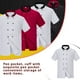thumbnail image 4 of Minnieouse Uniforme de Chef de manga corta para hombres y mujeres, uniforme de catering de alimentos, accesorio de panadería fino transpirable, ropa de Camisetas Blanco METRO Minnieouse AP011141-01, 4 of 6