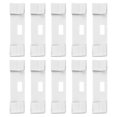 thumbnail image 1 of SHISUYAN Onglets de Réparation pour Stores Verticaux Blancs en Métal pour Usage Domestique 10 Pcs, 1 of 9