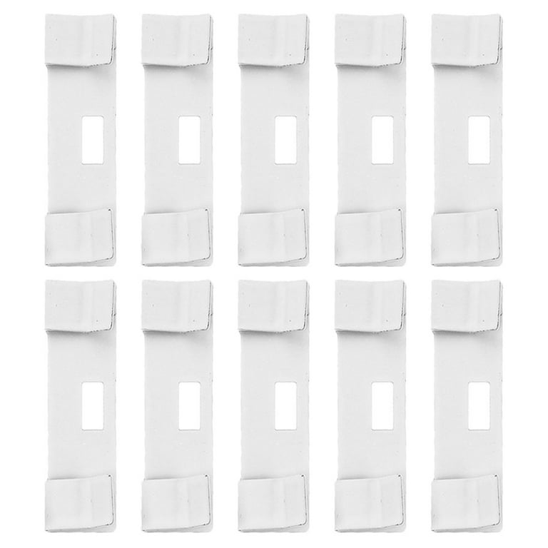 Vertical Blind Repair Kit - 6 Valance Clips and 12 Silver Vane Savers