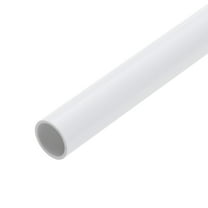 Rigid Round Pipe 11mm ID 13mm OD 9" Length White High Impact for Water Pipe, Crafts, Cable Sleeves