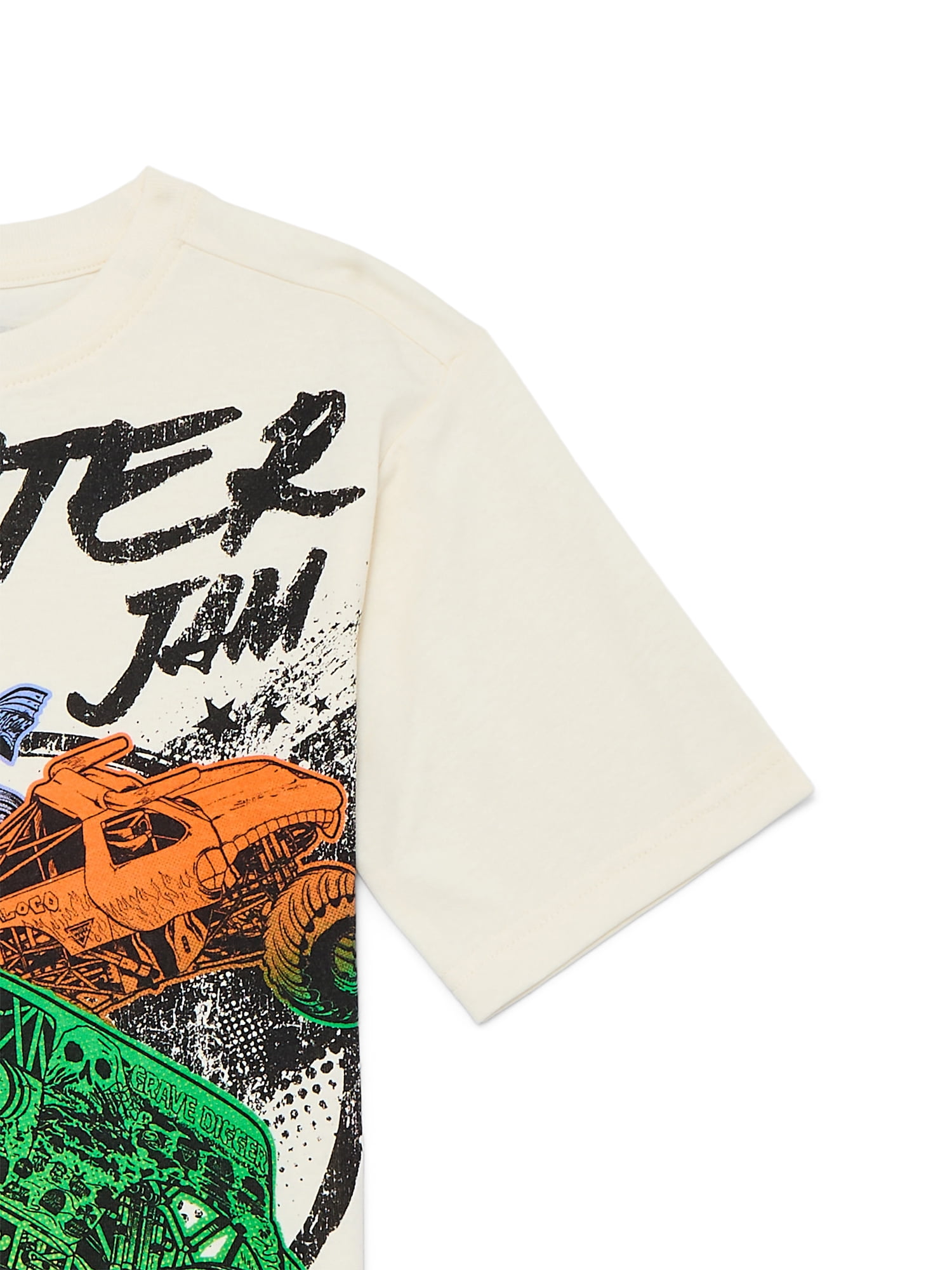 Monster Jam Boys Graphic Tee with Short Sleeves, Sizes 4-18