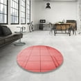 thumbnail image 4 of Ahgly Company Machine Washable Indoor Rectangle Transitional Light Coral Pink Area Rugs, 2' x 3', 4 of 7