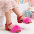thumbnail image 4 of MEZZALL Girls Sandals Heeled Flip Flops For Kids With Elegant Dressy Sandals Kids For Parties And Occasions Boho Toddler Shoes, 4 of 9