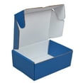 thumbnail image 4 of UCANPACK Blue Mailer Boxes (Kraft Inside) 7 5/8x6x5 4/9 Inches - 50 Pack Blue Corrugated Mailers Box Mailers, Cardboard Boxes for Shipping and Packing - Cardboard Gift Box Mailer - Made in USA, 4 of 10