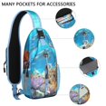 thumbnail image 2 of Crossbody Sling Backpack for Women Men Underwater World 11 Shoulder Sling Crossbody Casual Chest Bag for Travel Sports Running Hiking, 2 of 5