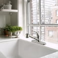 thumbnail image 3 of Milano Single Handle Pull-Down Kitchen Faucet in Satin Nickel, 3 of 17