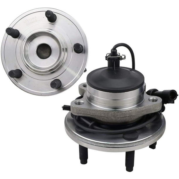 2WD ONLY Pair 2 Front Wheel Hub & Bearing Assembly w/ABS for 2000