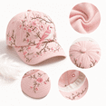 thumbnail image 4 of Limited Edition 2026 Garden Morning Baseball Cap, Adjustable Cotton Floral Hummingbird Butterfly Printed Breathable Hat for Women Men Casual Outdoor,2PCS, 4 of 6