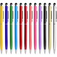 thumbnail image 1 of wonima02 12 Pack Stylus Pens for Touch Screens Stylus Pen for ipad Compatible with iPad iPhone Tablets Samsung Kindle and Black Ink Ballpoint Pens-2 in 1 Stylists Pens, 1 of 1
