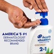 Head and Shoulders 2 in 1 Dandruff Shampoo and Conditioner, Coconut, 28.2 fl oz