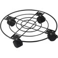 thumbnail image 1 of Caddy pour Plantes - 33cm Rond en Métal, Chariot pour Pots de Plantes avec Roue de Frein (1 Pack), 1 of 5