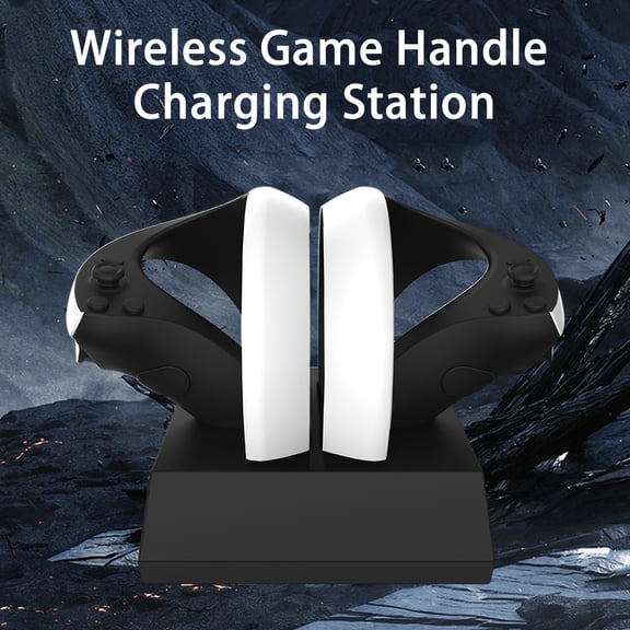 Joernso Gamepad Charger with LED Indicator Fast Charging Safe Video Game Controller Charging Station for PS5 VR2
