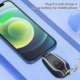thumbnail image 3 of 1200mAh Mini Keychain Power Bank Portable Charger for iPhone, Android & Outdoor Emergency Backpacking, 3 of 5