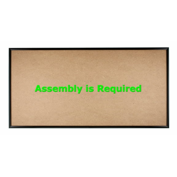 Quadro Frames 12.5x24 inch Picture Frame, Black, Style P375-3/8 inch Wide Molding