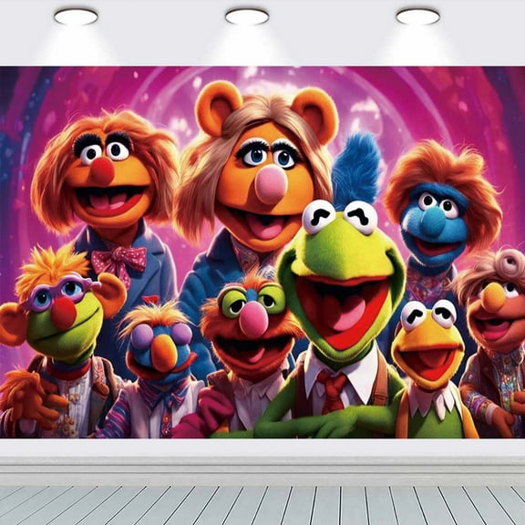 Muppet Babies Taspestry Wall Decor school Background Backdrop Party Supplies Banner Poster Decor Decorations